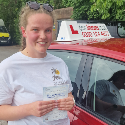 Driving test pass photo pass1