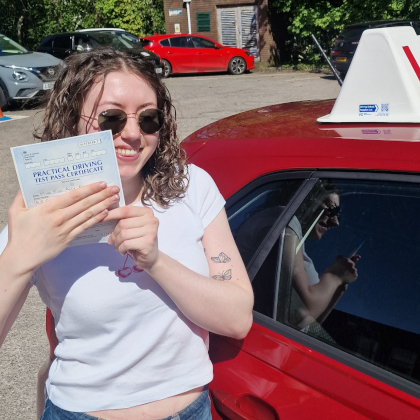 Driving test pass photo pass10