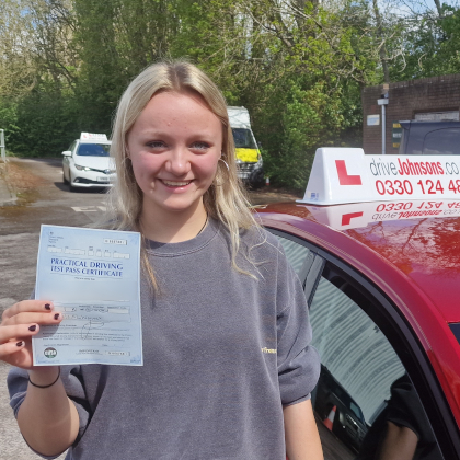 Driving test pass photo pass3