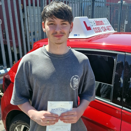 Driving test pass photo pass5
