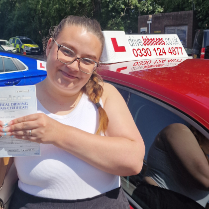 Driving test pass photo pass6